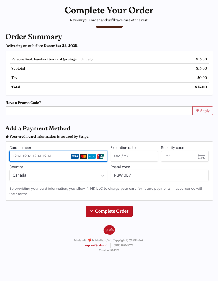 Stripe Payment Connected